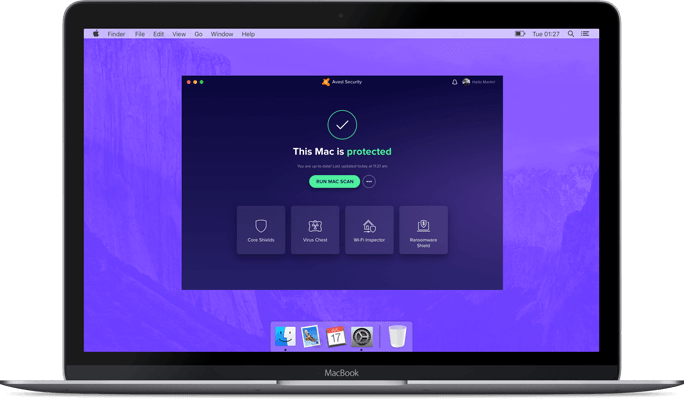 Ecrã de segurança gratuito para Mac