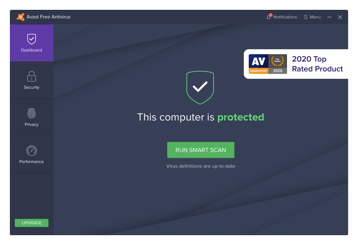 Avast Free Antivirus screenshot