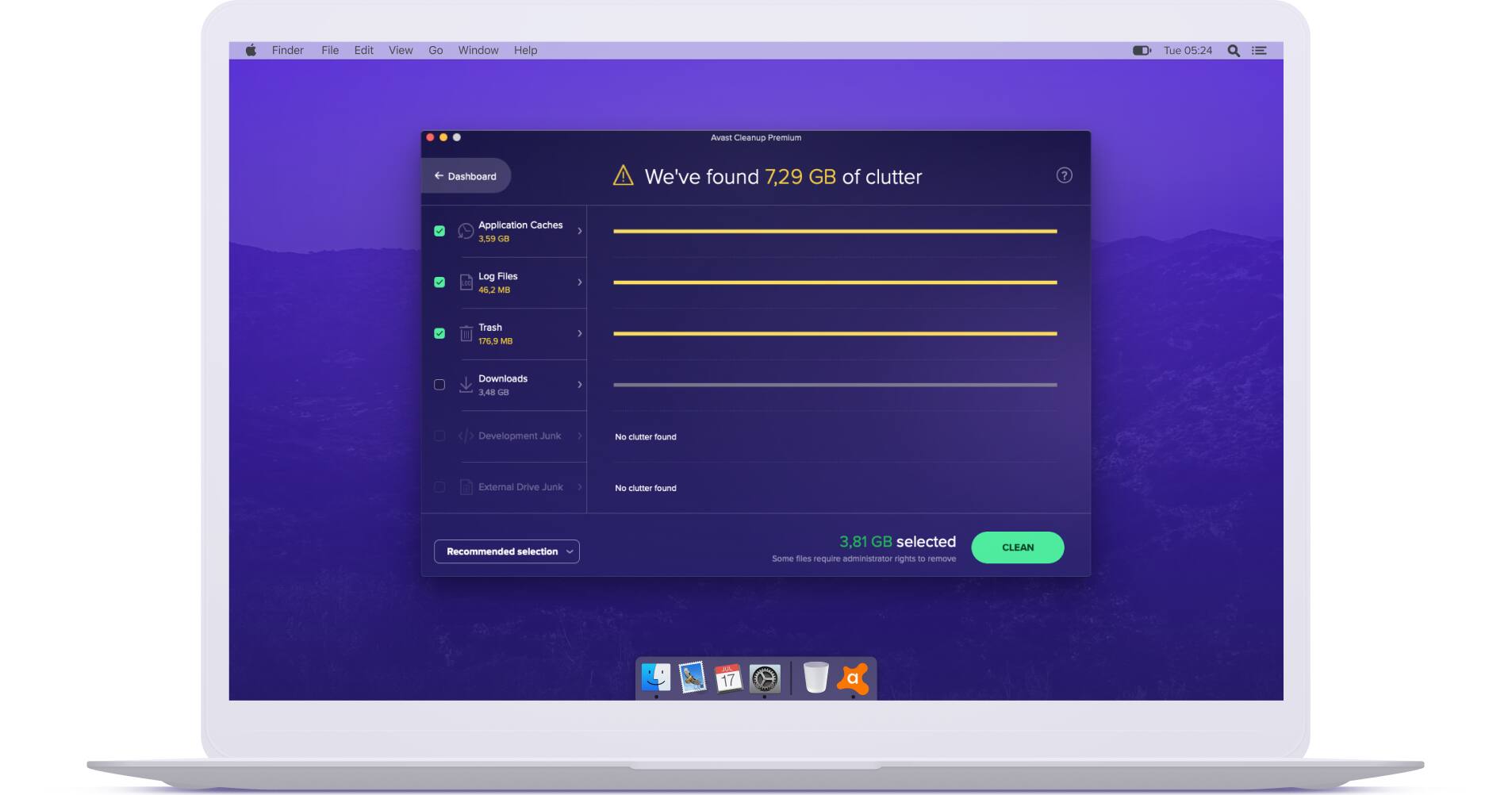 mac uninstall avast cleanup pro