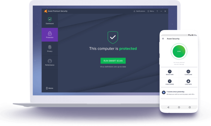 Avast | Bezplatný antivirus a VPN | 100 % zdarma a intuitivní