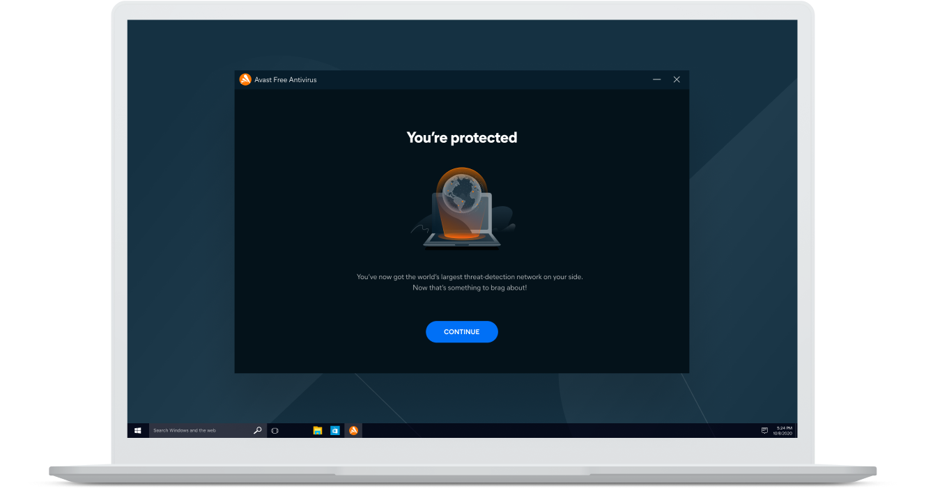 how to turn on avast antivirus with windows 10