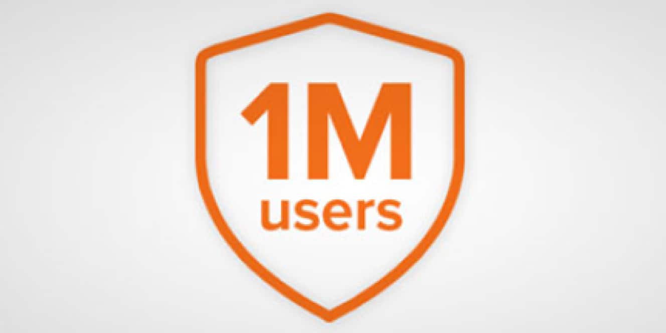 Surpassing one million users