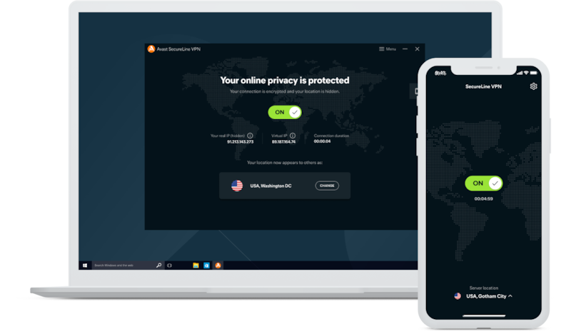 Avast SecureLine VPN gives you true online privacy