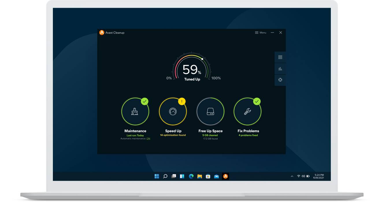 Clean Up and Speed Up Windows PC Download Avast Cleanup picture