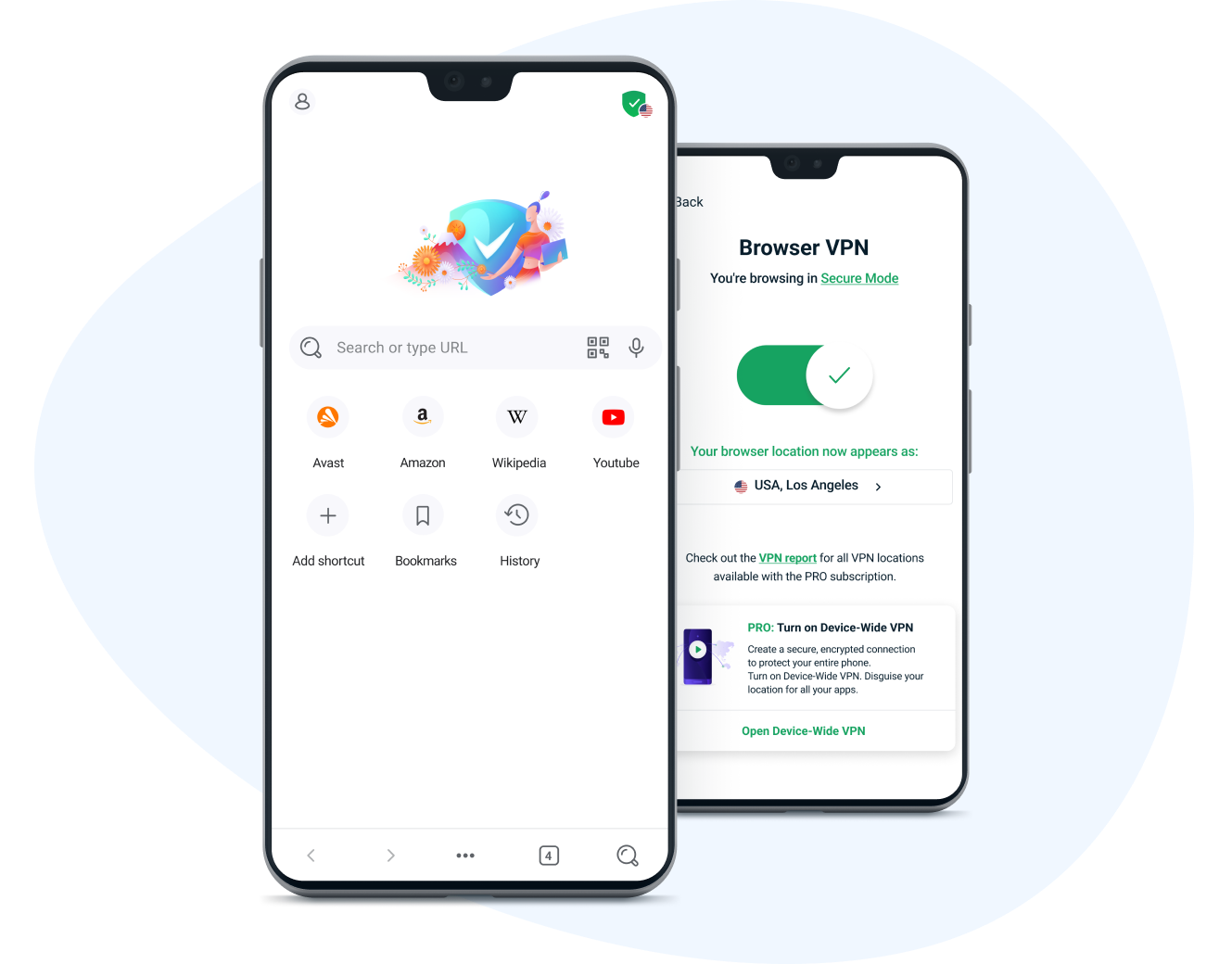 ดาวน์โหลดเว็บเบราว์เซอร์ส่วนตัวฟรี | Avast Secure Browser