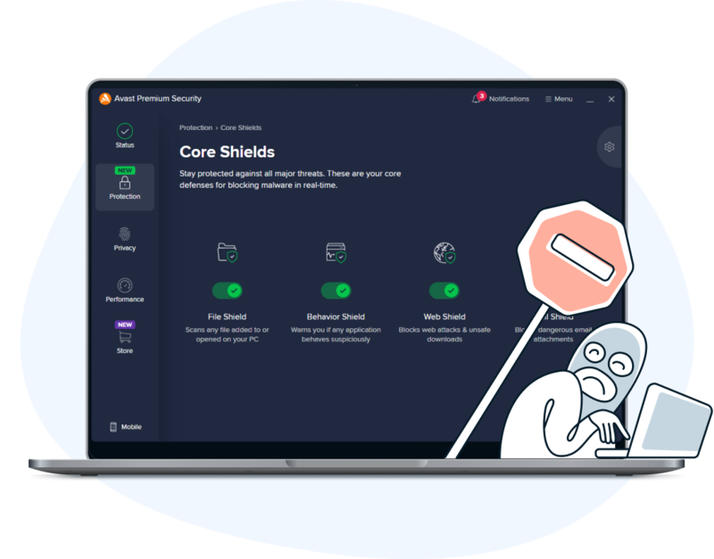 Avast Premium Security for 1 PC / Mac | 1 Year Subscription