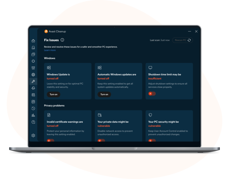 Avast Cleanup Premium - 10 Device 1 Year Fix, Clean & Optimize PC/Mac/Android/iOS