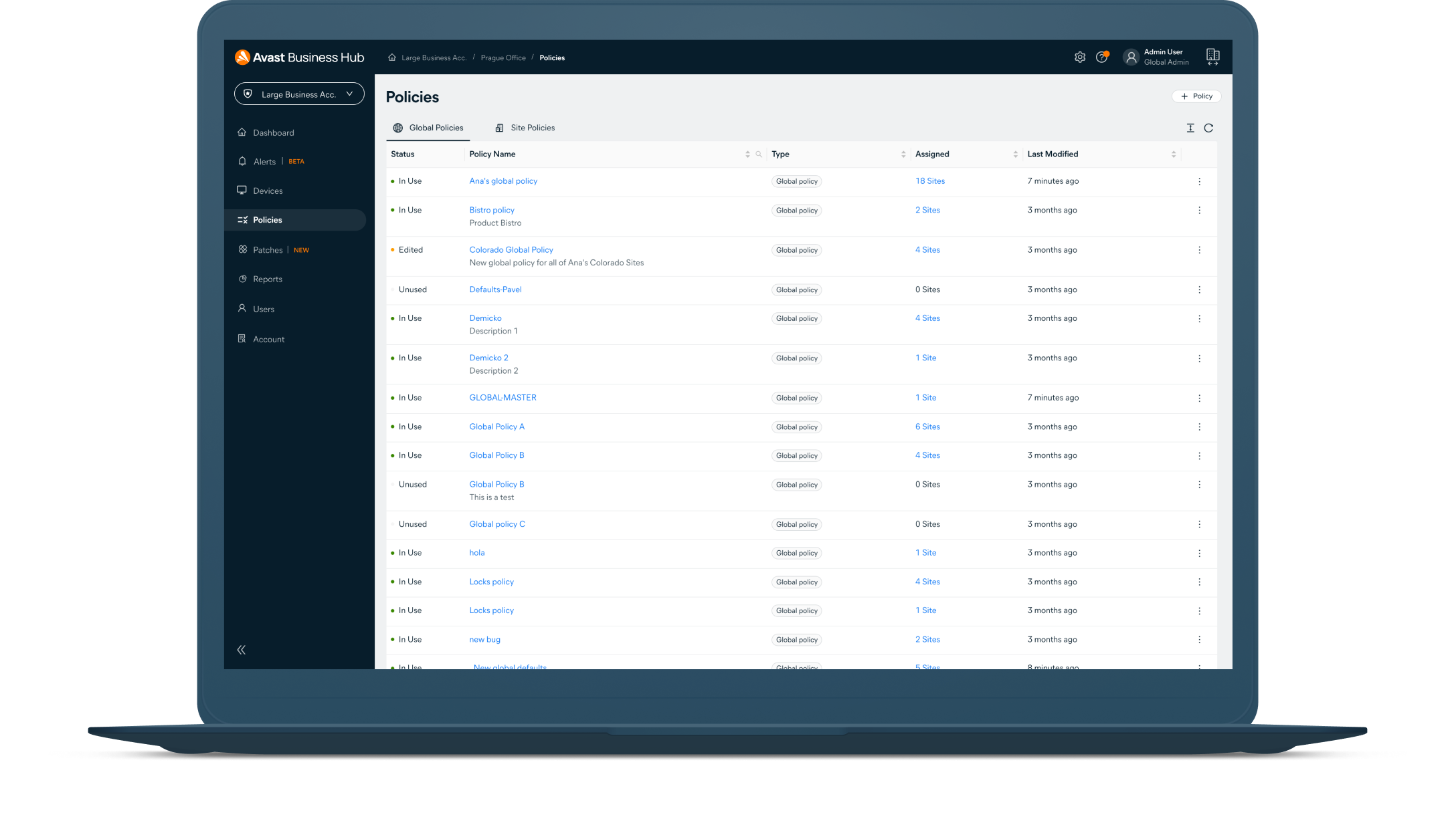 Applica comandi a più dispositivi come scansioni, riavvii e altro ancora. Esegui automaticamente i comandi in base alle impostazioni dei criteri.