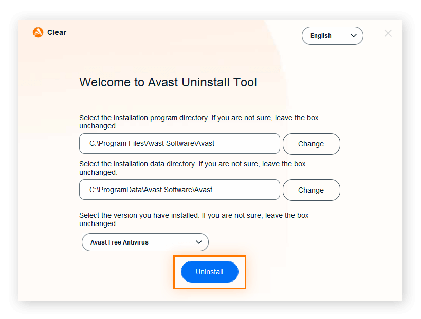 windows セットアップファイル 削除 avast