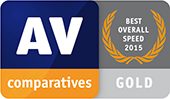 AV-Comparatives - Meilleure rapidité globale 2015 - GOLD